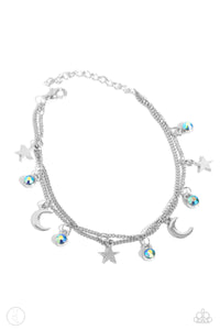 Stellar Sashay - Blue - Anklet - Paparazzi