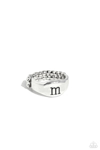 Monogram Memento - Silver - M - Paparazzi