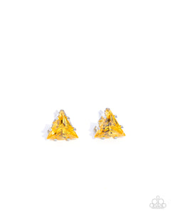 Triangular Twinkle - Yellow - Paparazzi