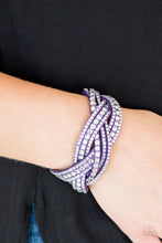 Load image into Gallery viewer, Bring On The Bling - Purple Women&#39;s Bracelet
