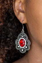 Load image into Gallery viewer, Reign Supreme - Red Women&#39;s Earrings
