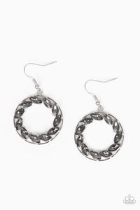 Global Glow - Silver Earrings