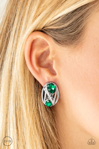 Wheres The FIREWORK? - Green Earrings