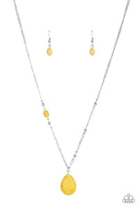 Peaceful Prairies - Yellow Women's Necklace