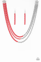 Load image into Gallery viewer, Turn Up The Volume - Red Women&#39;s Necklace
