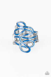 The Run-Around - Blue Women's Ring