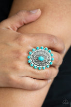 Load image into Gallery viewer, Mesa Mandala - Blue Women&#39;s Ring
