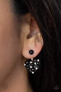 Star-Studded Success - Black Women's Post Earrings