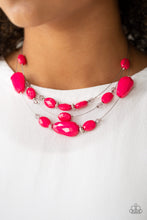 Load image into Gallery viewer, Radiant Reflections - Pink Women&#39;s Necklace
