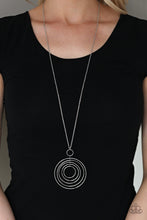 Load image into Gallery viewer, Running Circles In My Mind - Silver Women&#39;s Necklace
