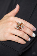 Load image into Gallery viewer, Gardens Of Grandeur - Brown Women&#39;s Ring
