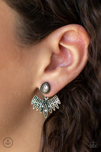 Load image into Gallery viewer, Wing Fling - Brass Women&#39;s Post Earrings
