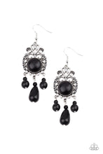 Load image into Gallery viewer, Stone Bliss - Black Women&#39;s Earrings
