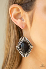 Load image into Gallery viewer, Easy As PIONEER - Black Women&#39;s Earrings
