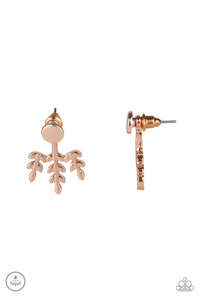 Autumn Shimmer - Rose Gold Women's Post Earrings