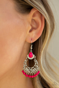 Colorful Colada - Pink Women's Earrings