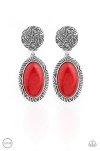 Southern Impressions - Red Women's Earrings