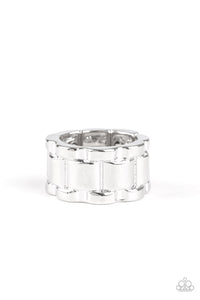 Modern Machinery - Silver Women's Ring