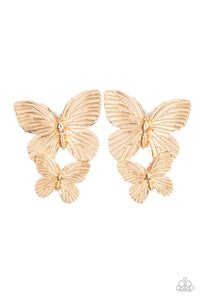 Blushing Butterflies - Gold - Paparazzi