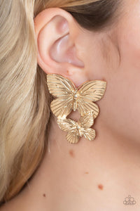 Blushing Butterflies - Gold - Paparazzi