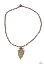 Load image into Gallery viewer, Get Your ARROWHEAD in the Game - Brass - Paparazzi
