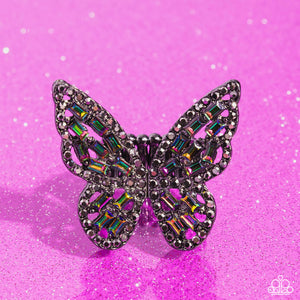 Flauntable Flutter - Black - Paparazzi