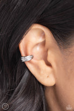 Load image into Gallery viewer, Serrated Season - Silver Ear Cuffs - Paparazzi
